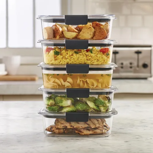 Rubbermaid Brilliance Set de 5 Recipientes Herméticos de 3.2 Tazas — foto 4